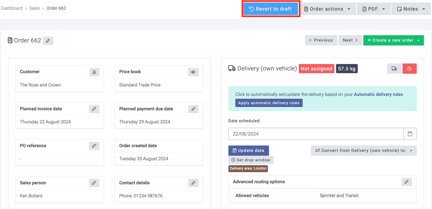 Breww How to create an order for a customer in Breww | Breww Documentation